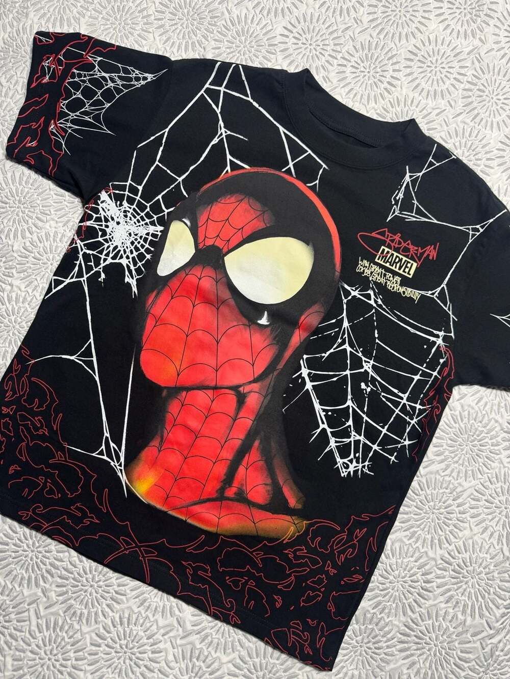Marvel Spider-Man Graphic Print Short Sleeve T-Shirt Men’s Medium
